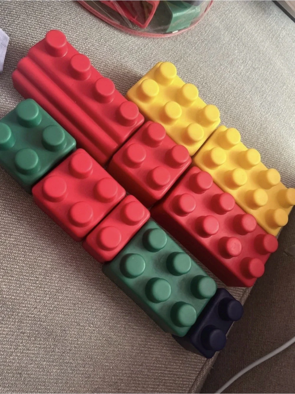 XL EduShape 25 Piece Silicone Block Set - Very Good Condition - make an offer!